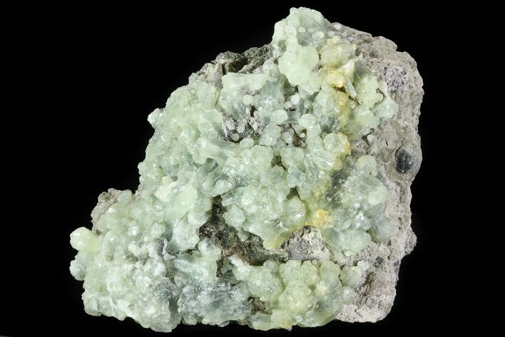 Green Prehnite Crystal Cluster - Morocco #80688